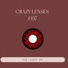 CRAZY LENSES F137 Red dead