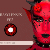 ⁦CRAZY LENSES F137 Red dead⁩ – תמונה ⁦2⁩