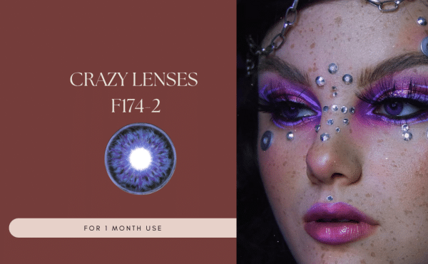 ⁦CRAZY LENSES F174-2 violet⁩ – תמונה ⁦2⁩