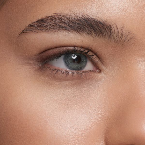 עדשות מגע צבעוניות חודשיות || בצבע מלכה אפורה כהה || Q-Dark Gray monthly 2pck