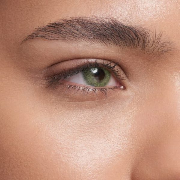 עדשות מגע צבעוניות חצי שנתיות || בצבע מלכה ירוקה || Q-Green 6 months